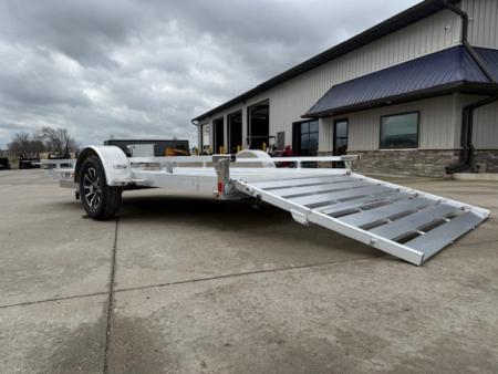 New 2026 H&H Aluminum 78"x14' 3k Low Side Utility Trailer