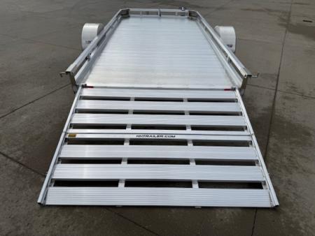 New 2026 H&H Aluminum 78"x14' 3k Low Side Utility Trailer
