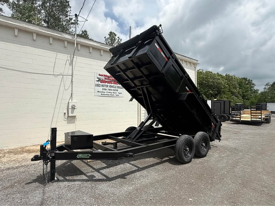 New 2026 Oak Ridge 7x14x2 14k Dump Trailer