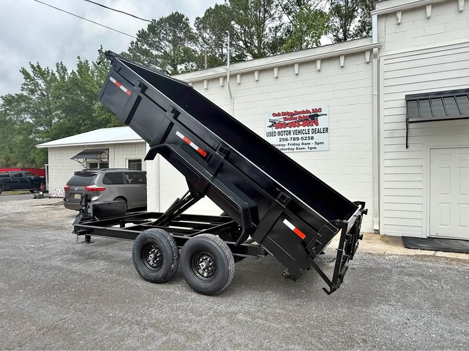 New 2026 Oak Ridge 7x14x2 14k Dump Trailer