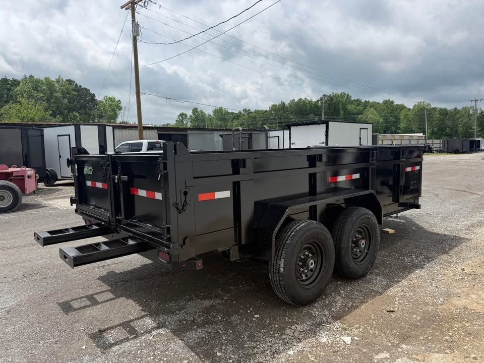 New 2026 Oak Ridge 7x14x2 14k Dump Trailer