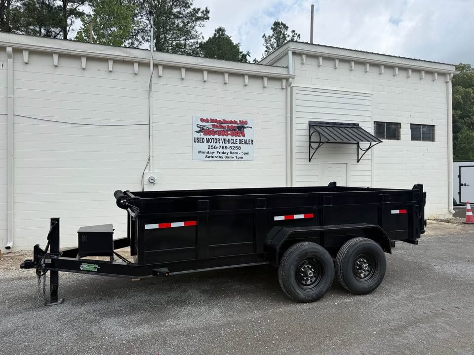 New 2026 Oak Ridge 7x14x2 14k Dump Trailer