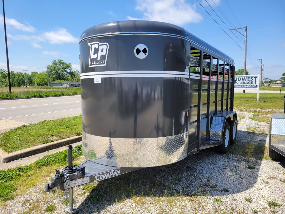 New 2026 CornPro 6x16 Livestock Trailer SB-16S