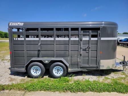 New 2026 CornPro 6x16 Livestock Trailer SB-16S