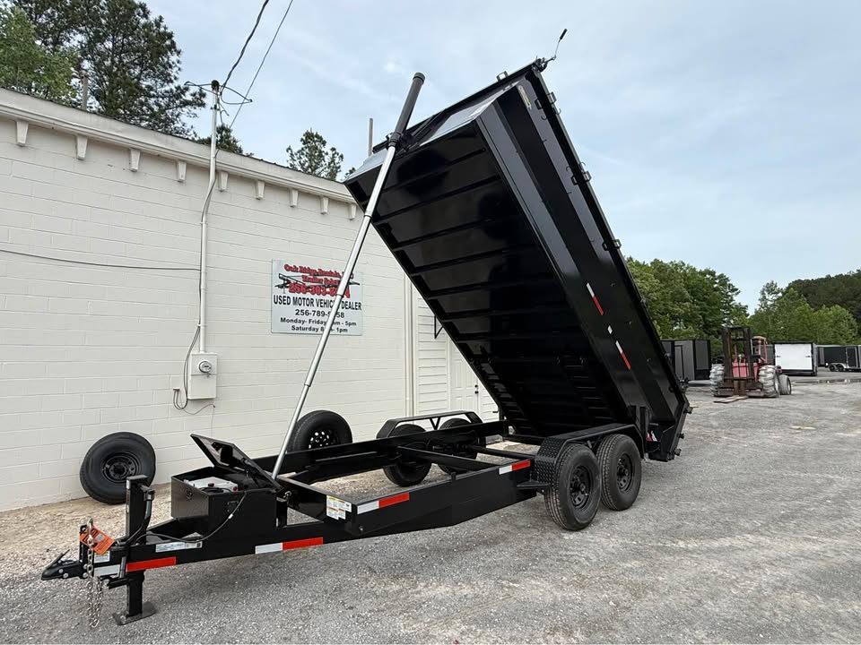 New 2026 Oak Ridge 7x16x3 16k Dump Trailer