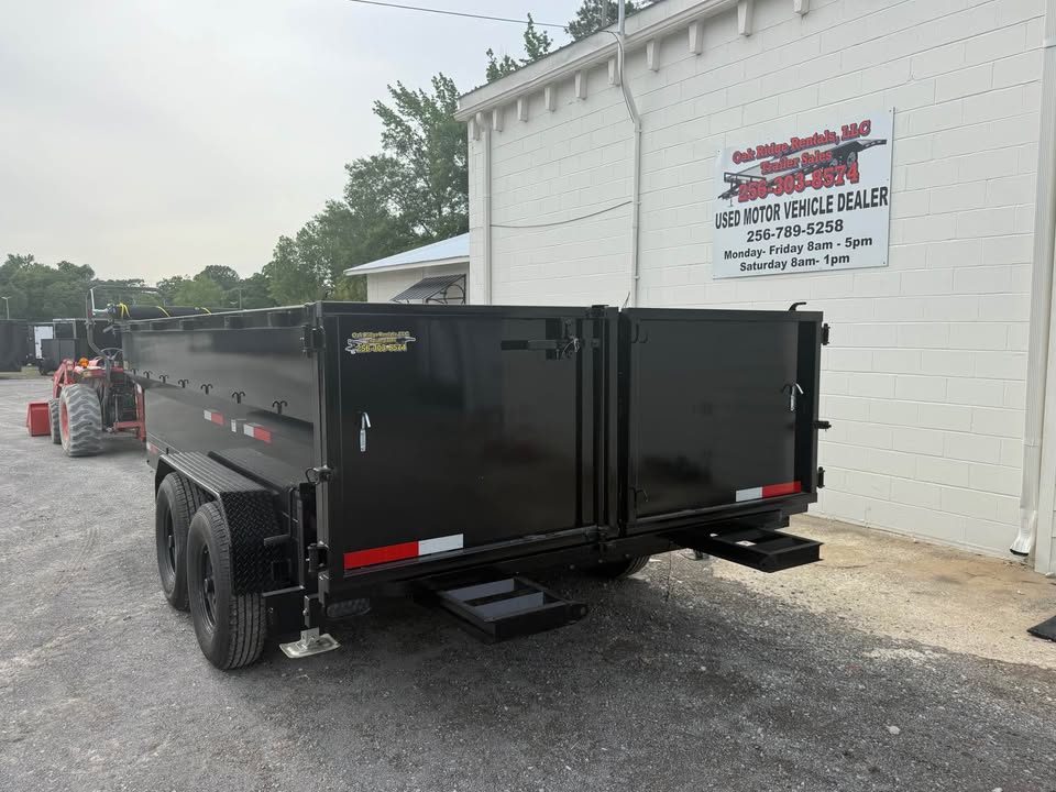 New 2026 Oak Ridge 7x16x3 16k Dump Trailer