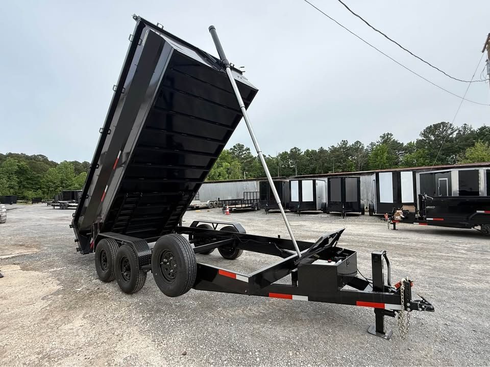 New 2026 Oak Ridge 7x16x3 16k Dump Trailer