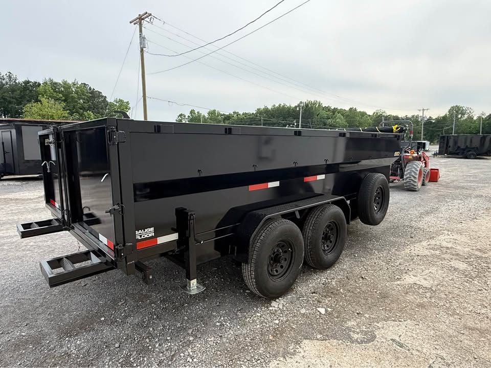 New 2026 Oak Ridge 7x16x3 16k Dump Trailer