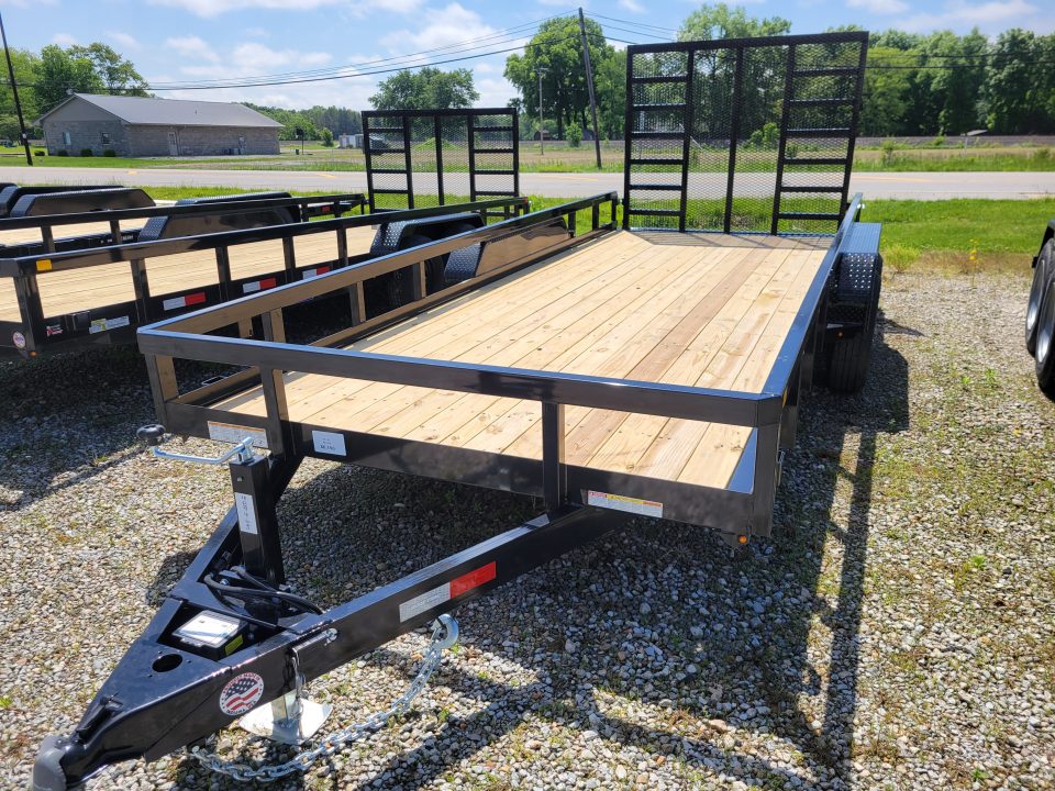New 2026 Sure-Trac 7x18 Tube Top Utility 10k Trailer