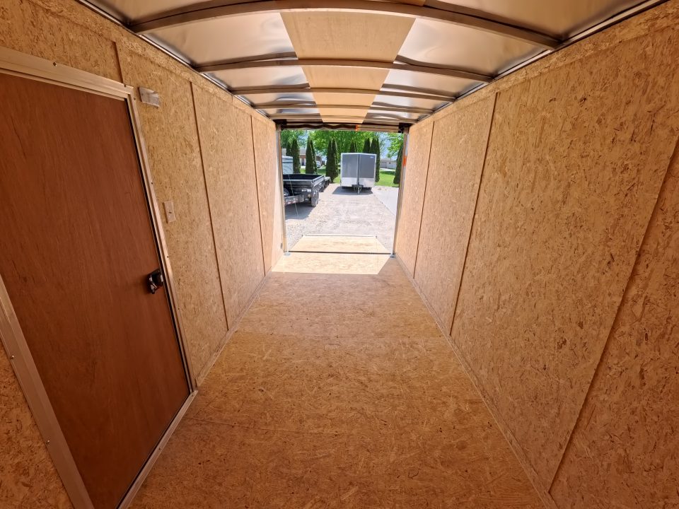 New 2026 Formula Trailers 7 x 14 x 7 Traverse Flat Top V-Nose Cargo / Enclosed Trailer with 7K Set Back Jack, 7K GVWR