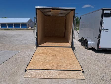 New 2026 Formula Trailers 7 x 14 x 7 Traverse Flat Top V-Nose Cargo / Enclosed Trailer with 7K Set Back Jack, 7K GVWR