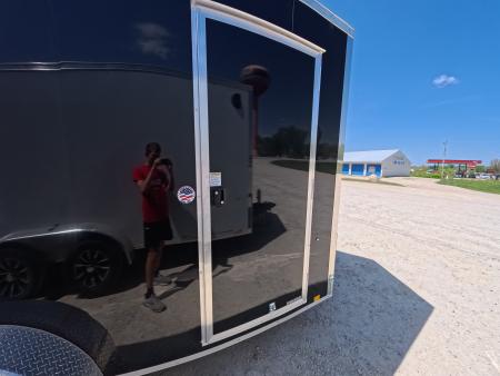 New 2026 Formula Trailers 7 x 14 x 7 Traverse Flat Top V-Nose Cargo / Enclosed Trailer with 7K Set Back Jack, 7K GVWR