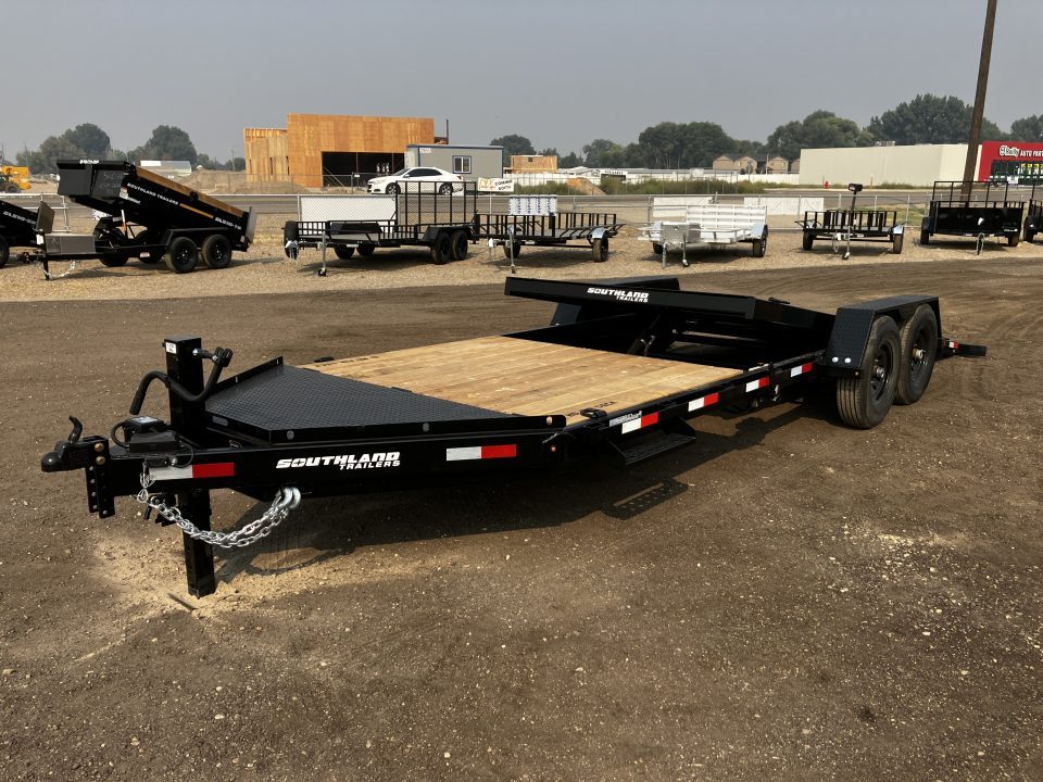 New 2026 Southland 7x22 14k 16/6 Split Deck Tilt Equipment Trailer
