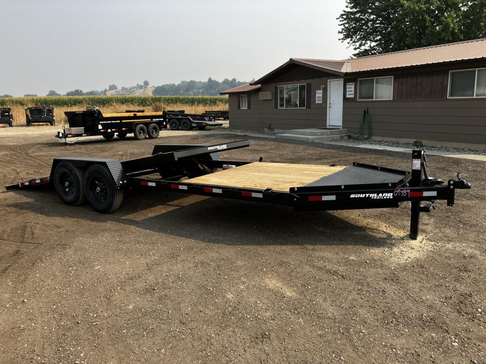 New 2026 Southland 7x22 14k 16/6 Split Deck Tilt Equipment Trailer