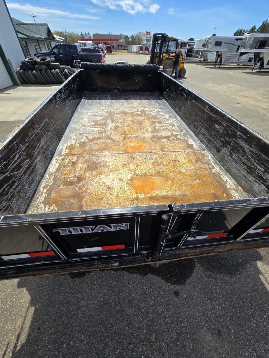 Used 2014 Titan 14ft Dump Trailer