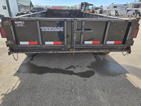 Used 2014 Titan 14ft Dump Trailer