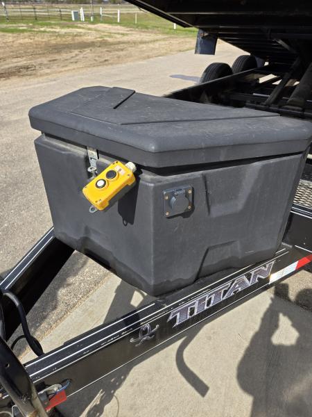 Used 2014 Titan 14ft Dump Trailer