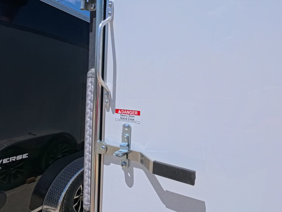 New 2026 Formula Trailers 7 x 14 x 7 Traverse Flat Top V-Nose Cargo / Enclosed Trailer with 7K Set Back Jack, 7K GVWR, Ramp Extension