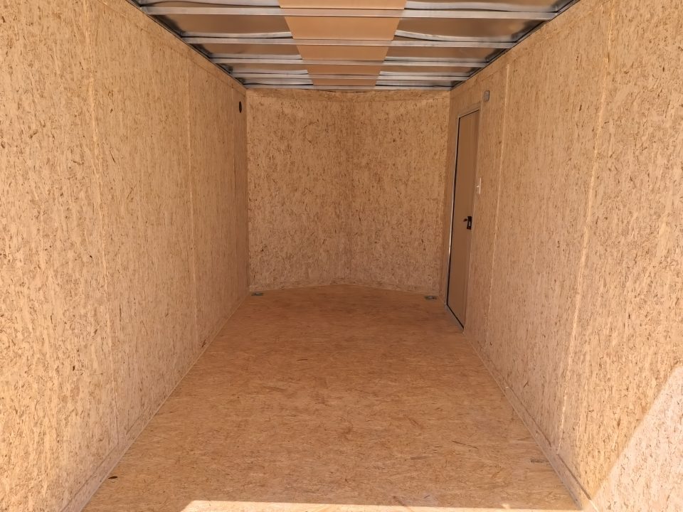 New 2026 Formula Trailers 7 x 14 x 7 Traverse Flat Top V-Nose Cargo / Enclosed Trailer with 7K Set Back Jack, 7K GVWR, Ramp Extension