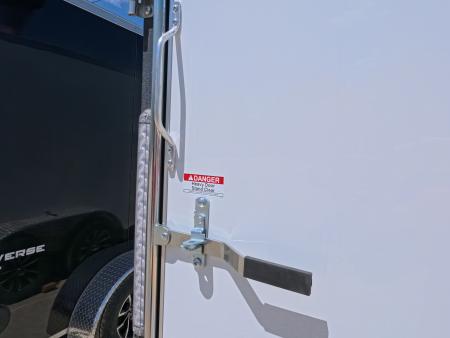 New 2026 Formula Trailers 7 x 14 x 7 Traverse Flat Top V-Nose Cargo / Enclosed Trailer with 7K Set Back Jack, 7K GVWR, Ramp Extension