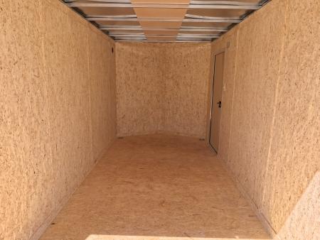 New 2026 Formula Trailers 7 x 14 x 7 Traverse Flat Top V-Nose Cargo / Enclosed Trailer with 7K Set Back Jack, 7K GVWR, Ramp Extension