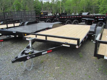 New Sure-Trac 7 X 16 + 2 7K Wood Deck Car Hauler