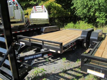 New Sure-Trac 7 X 18 14K Tilt Equipment Trailer