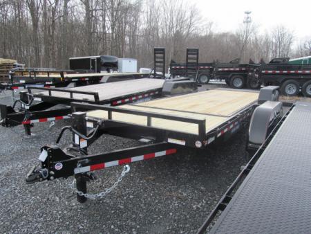 New Sure-Trac 7 X 18 + 4 14K Tilt Equipment Trailer