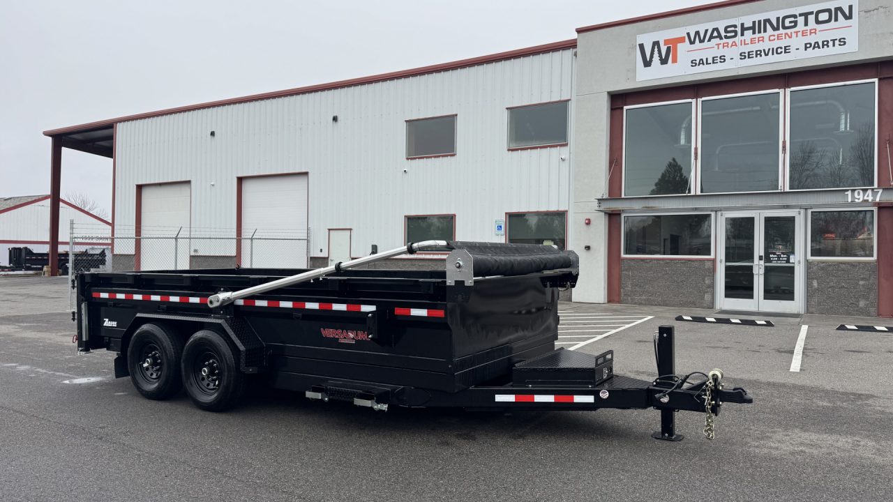 New 2025 Midsota 82 x 16 Versa Dump 15.4K BP Scissor Dump Trailer