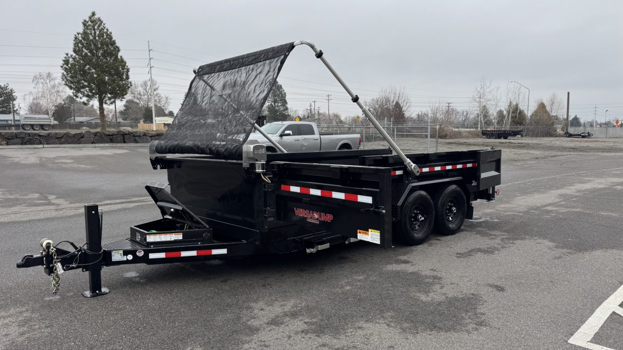 New 2025 Midsota 82 x 16 Versa Dump 15.4K BP Scissor Dump Trailer