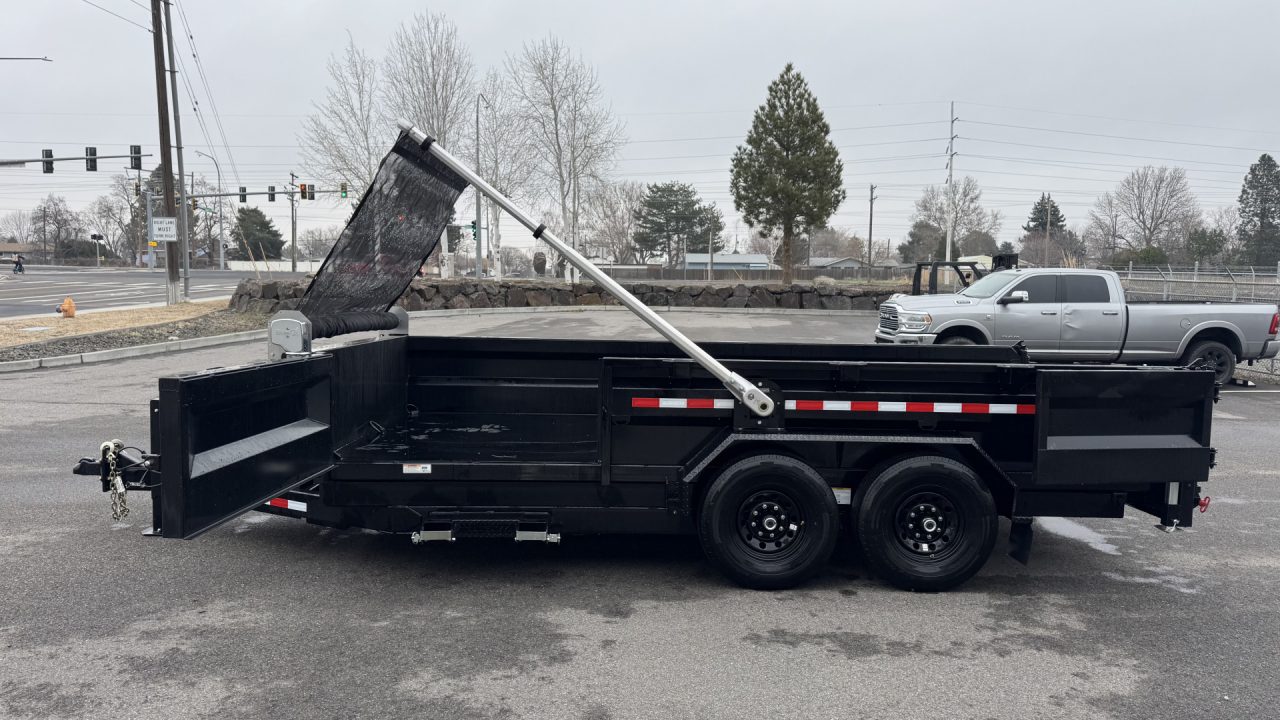New 2025 Midsota 82 x 16 Versa Dump 15.4K BP Scissor Dump Trailer
