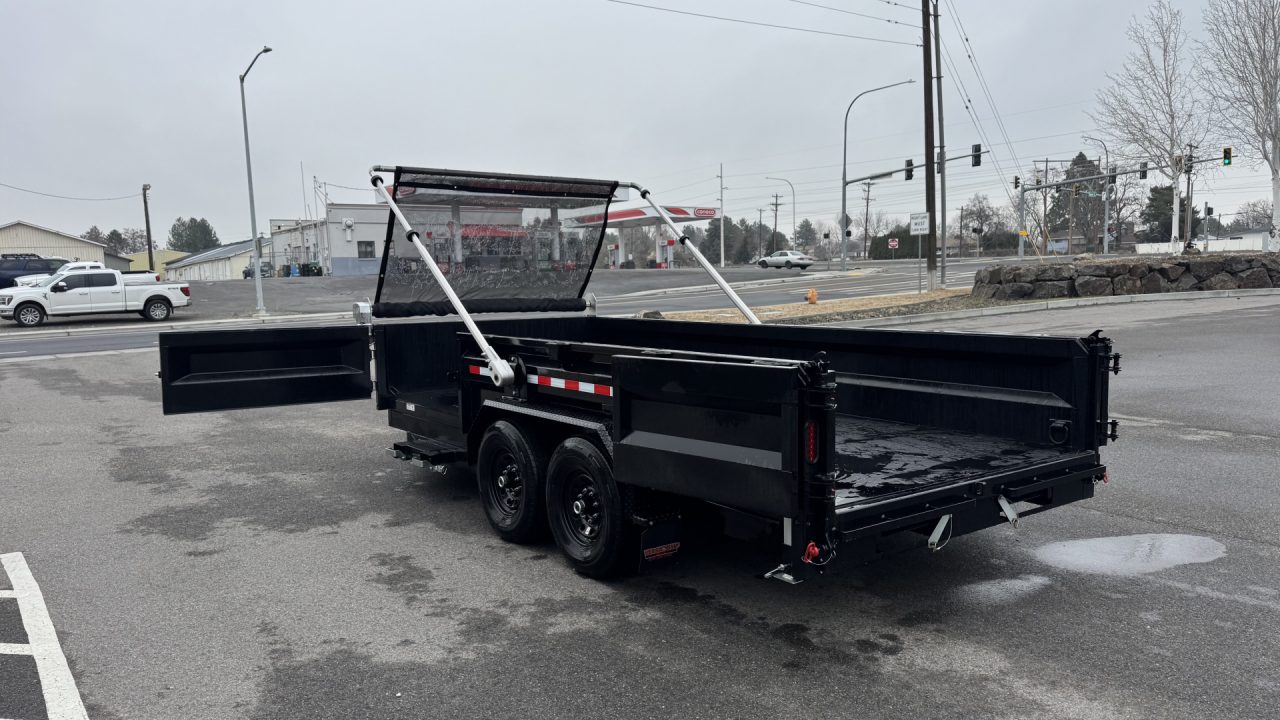 New 2025 Midsota 82 x 16 Versa Dump 15.4K BP Scissor Dump Trailer