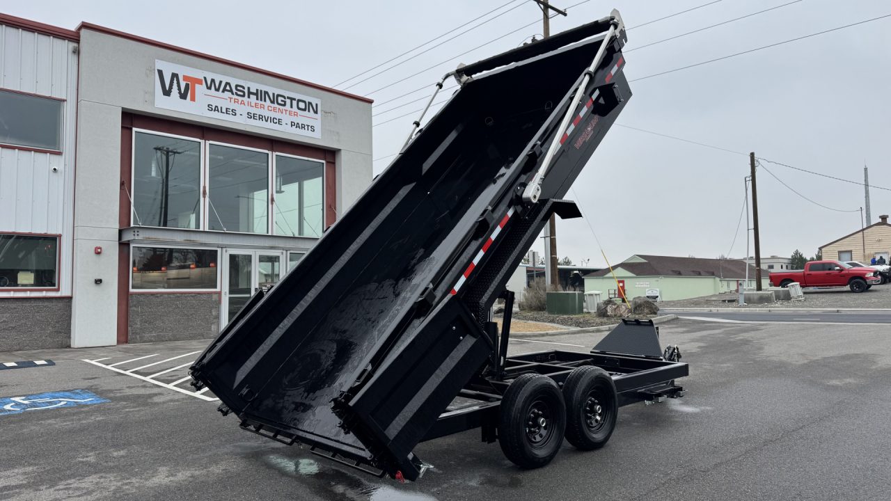 New 2025 Midsota 82 x 16 Versa Dump 15.4K BP Scissor Dump Trailer