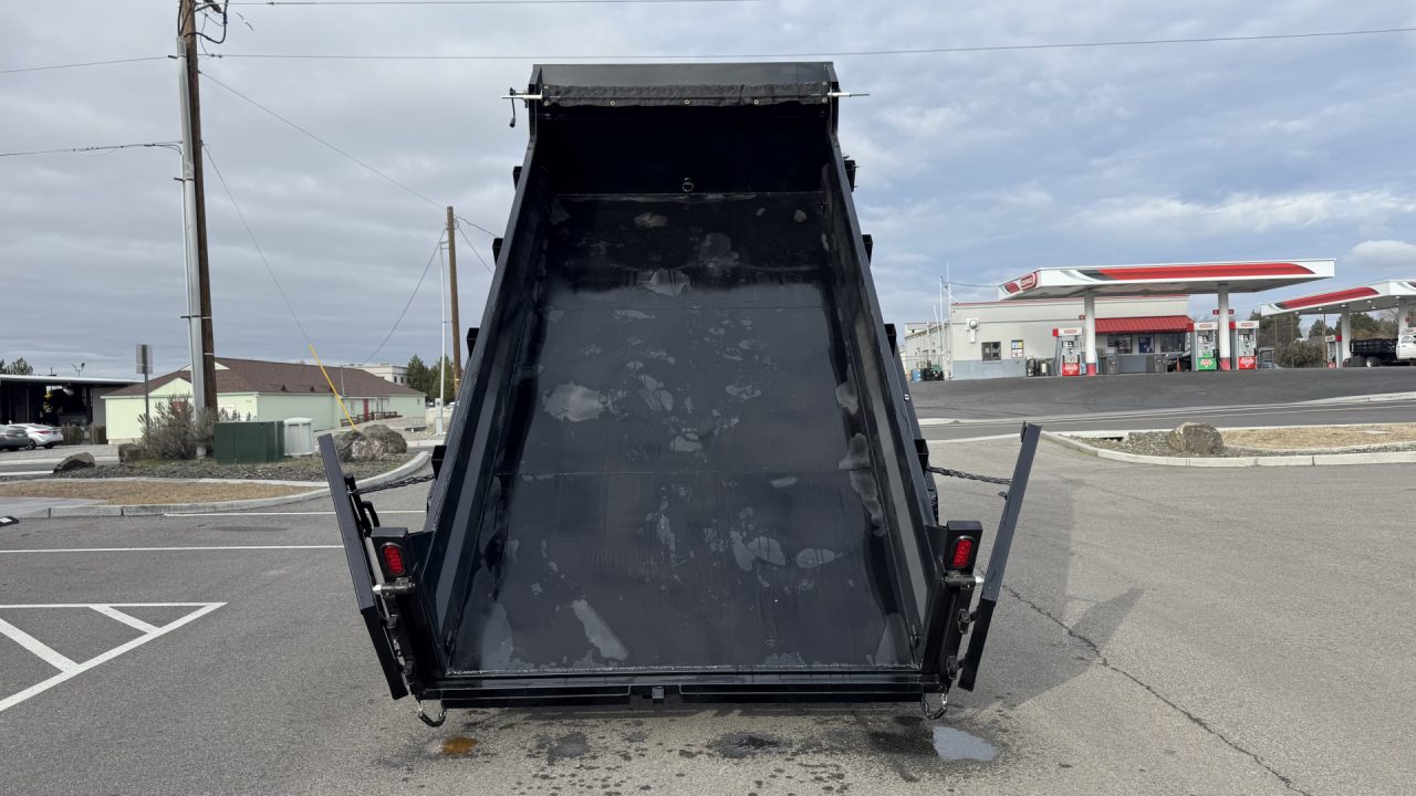 New 2026 Sure-Trac 82 IN x 14 HD Low Profile Dump 14k Scissor Dump Trailer