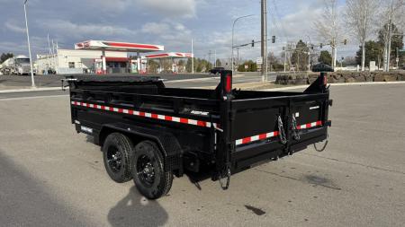 New 2026 Sure-Trac 82 IN x 14 HD Low Profile Dump 14k Scissor Dump Trailer