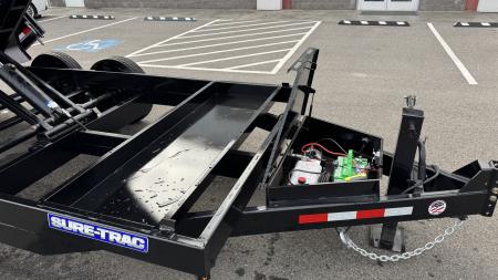 New 2026 Sure-Trac 82 IN x 14 HD Low Profile Dump 14k Scissor Dump Trailer