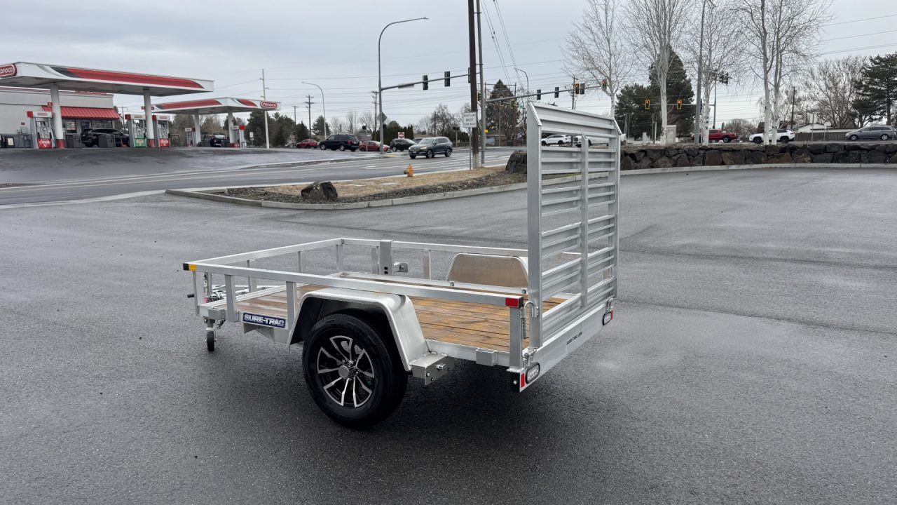 New 2025 Sure-Trac 5 X 8 Aluminum Tube Top 3k Utility Trailer