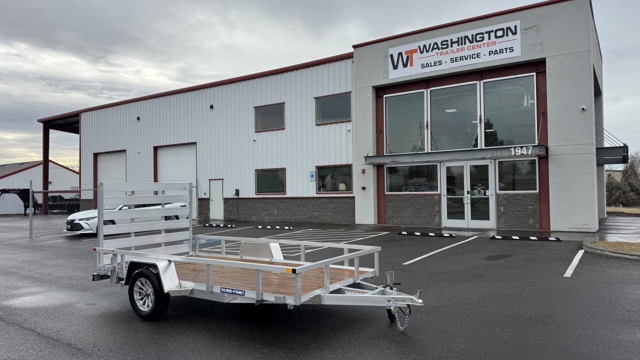New 2025 Sure-Trac 6 X 12 Aluminum Tube Top 3k Utility Trailer
