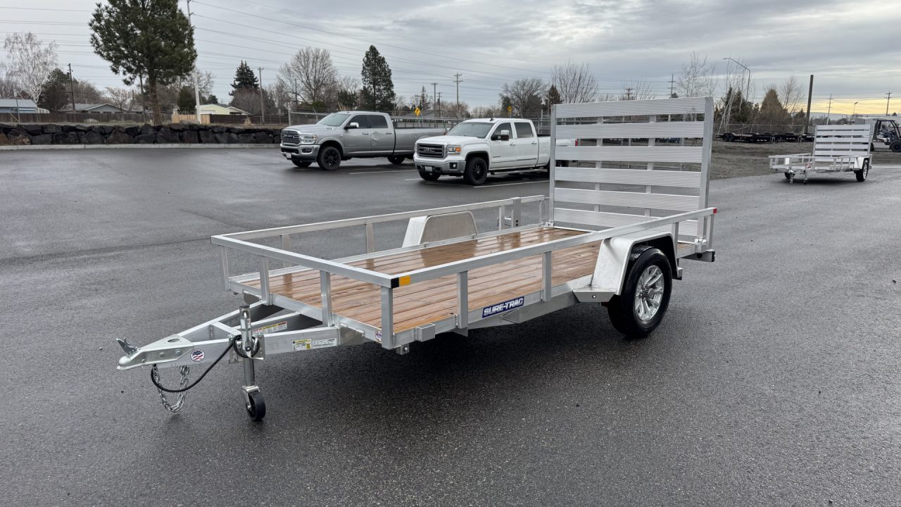 New 2025 Sure-Trac 6 X 12 Aluminum Tube Top 3k Utility Trailer