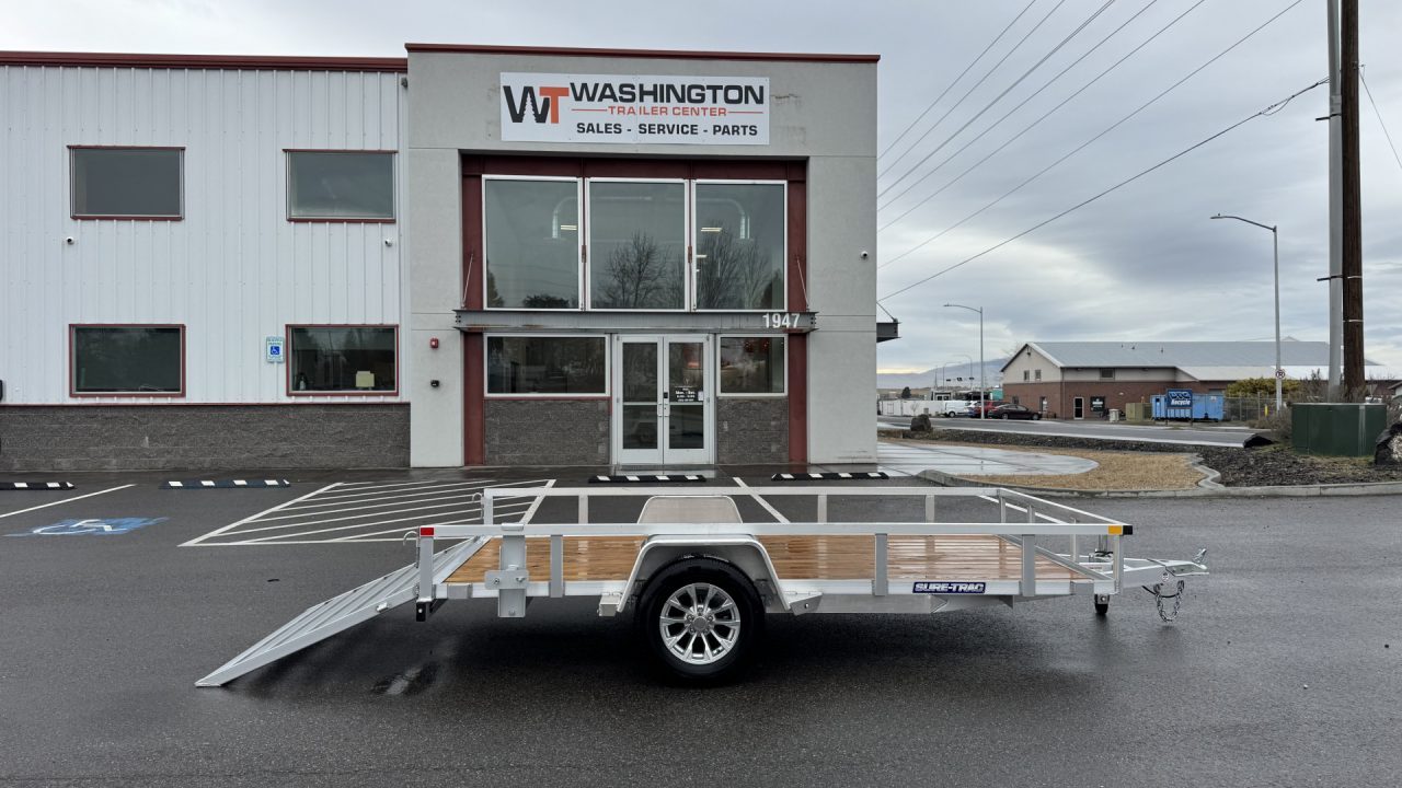 New 2025 Sure-Trac 6 X 12 Aluminum Tube Top 3k Utility Trailer