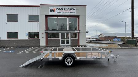 New 2025 Sure-Trac 6 X 12 Aluminum Tube Top 3k Utility Trailer
