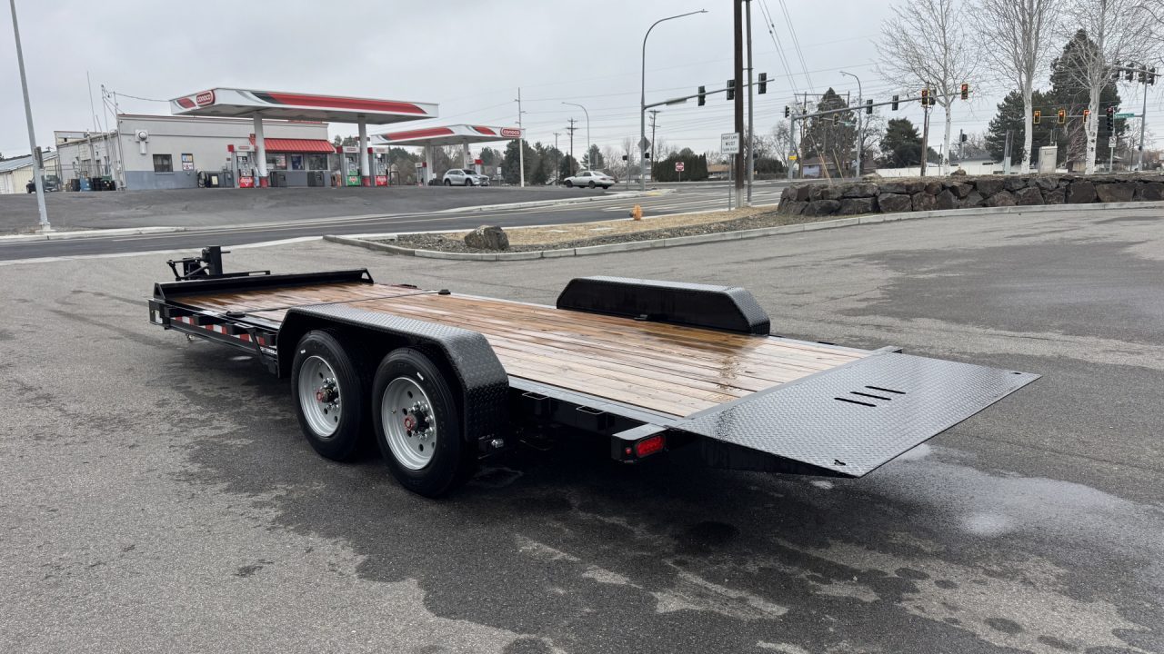 New 2025 Sure-Trac 7 X 16+4 Pro Series 17.6k Equipment Trailer
