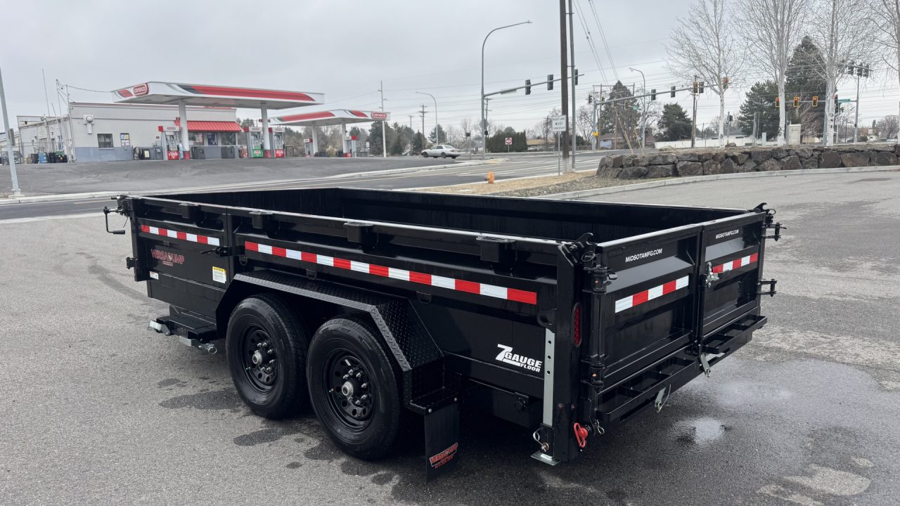 New 2025 Midsota 82 x 14 Versa Dump 15.4K BP Scissor Dump Trailer