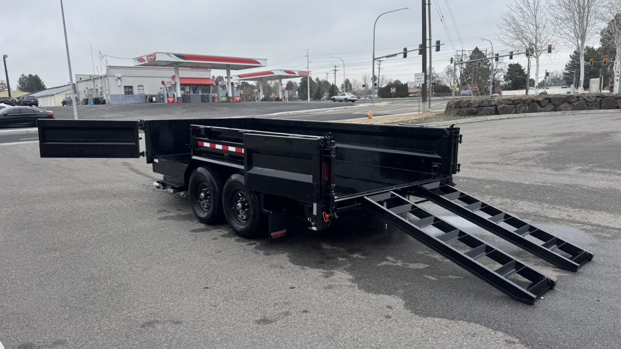 New 2025 Midsota 82 x 14 Versa Dump 15.4K BP Scissor Dump Trailer