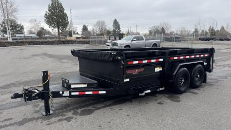New 2025 Midsota 82 x 14 Versa Dump 15.4K BP Scissor Dump Trailer