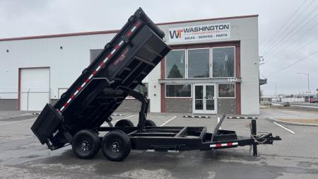 New 2025 Midsota 82 x 14 Versa Dump 15.4K BP Scissor Dump Trailer
