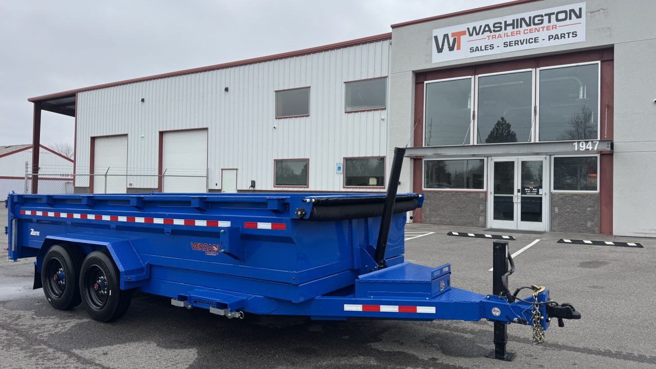 New 2025 Midsota 7 x 16 Versa Dump 17.6K BP Telescopic Dump Trailer