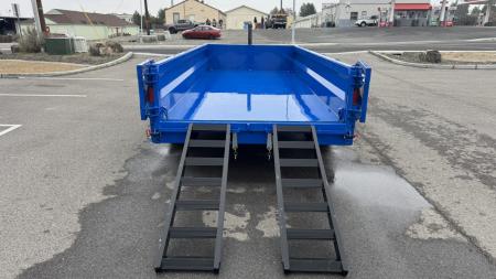 New 2025 Midsota 7 x 16 Versa Dump 17.6K BP Telescopic Dump Trailer