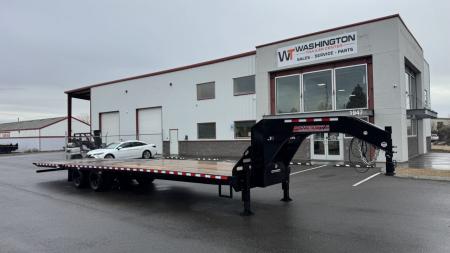 New 2026 Midsota 8.5x36 FBHB36 25.9K Hydraulic tail Deckover Trailer