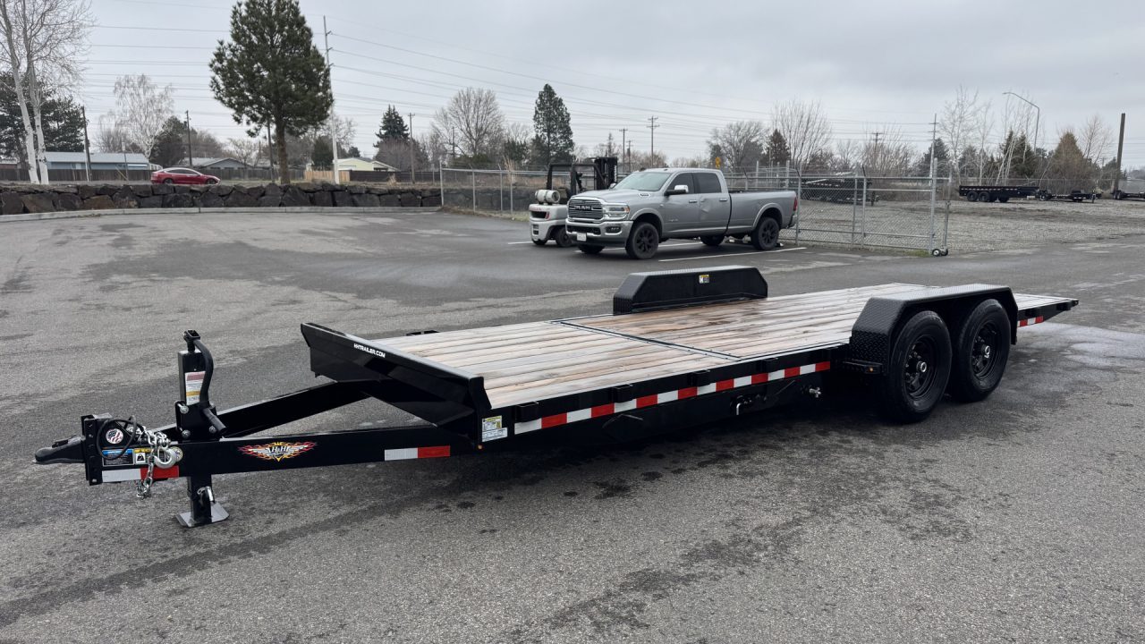 New 2025 H&H Trailers 7x16+6 Gravity Tilt 14k Equipment Trailer